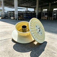 Bobina de Plástico Resistente al Desgaste para Cable de Fibra Óptica de Alta Resistencia, Accesorios para Maquinaria de Bobinado de Alambre de Acero