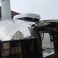 Remorque de concession mobile en acier inoxydable pour pizzas, hamburgers, café – Food Truck et stands de concession à vendre près de chez moi