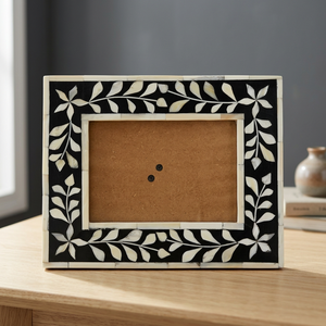 Elegant Handmade Bone Inlay Horizontal Photo <b>Frame</b> for Home Decor Tabletop Use Falak World Export - Product Image 1