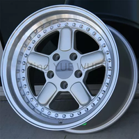 Jante Mingyue Sliver Machine Lip pour E46 M2 M3 E46 E38 E60 17X9 17X10 18X9.5 18X11 5X120 CB74.1 Jante de voiture de tourisme décalée