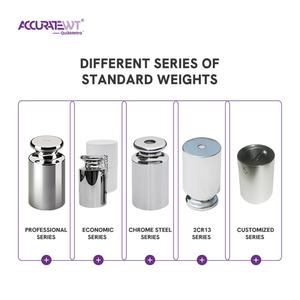 أوزان معايرة أسطوانية من الفولاذ المقاوم للصدأ من الفئة M1 وفقًا لمعيار OIML، 50 جرام، 100 جرام، 200 جرام، 500 جرام، عالية الدقة ومعتمدة وفقًا لمعيار ISO 17025 - Product Image 5