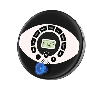 Lecteur CD portable personnalisé en usine avec gros boutons, longue autonomie, chargement USB, sortie AUX pour voiture et usage domestique - Product Image 1