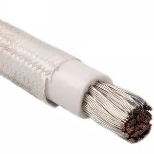 Cable resistente al calor de 16mm y 500 grados, Cable de Mica, Cable trenzado de fibra de vidrio, Cable calentador de cocina para horno eléctrico, Cable de alta temperatura