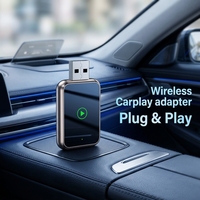 Adaptador Inalámbrico CarPlay 2026, Convierte CarPlay Cableado a Inalámbrico, Conexión Automática Plug and Play