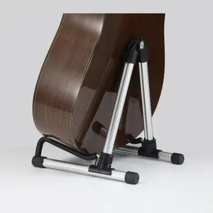 알루미늄 합금 접는 수직 기타 스탠드 A 프레임 기타 액세서리 - Product Image 4