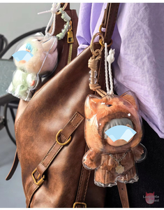 Étui de protection transparent pour la série WAKUKU on a Roll, boîte de présentation de haute qualité pour blind box, pochette transparente en PVC pour charms, vente en gros - Product Image 1