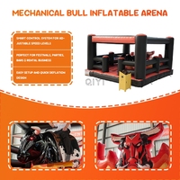 Machine de rodéo gonflable mécanique avec commandes, fabricant professionnel pour enfants