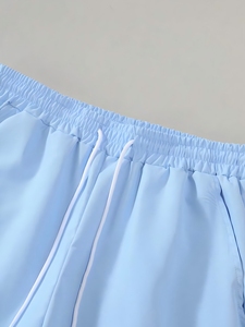 เสื้อฮาวาย2ชิ้น/เซ็ตสำหรับผู้ชายเสื้อพิมพ์ลายต้นมะพร้าวเขตร้อนชุดว่ายน้ำติดโลโก้ตามสั่งชุดว่ายน้ำ2025ฤดูร้อน - Product Image 6