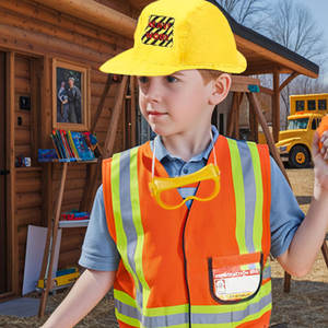 2025 <span class=keywords><strong>Police</strong></span> semblant jouer Costume jouets chapeau et <span class=keywords><strong>uniforme</strong></span> tenue pour Halloween habiller fête policier Costume jeu de rôle jouet - Product Image 6