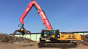 Escavatore Gommato SMHW30 da 30 Tonnellate di Marca Cinese, Macchina 2-in-1 per Scavo e Manipolazione Materiali - Product Image 3