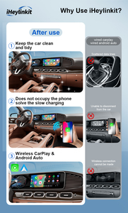 Adaptador CP/<span class=keywords><strong>AA</strong></span> 2 en 1 con cable a Carplay inalámbrico/Android Auto Ai Box con 1 año de garantía - Product Image 6
