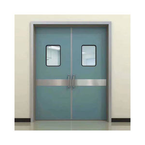 Porte <span class=keywords><strong>Linde</strong></span> à double battante automatique <span class=keywords><strong>de</strong></span> haute qualité Porte en acier anti-rayonnement facile à installer pour CT - Product Image 1
