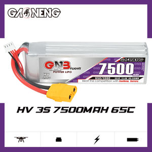 GNB GAONENG 7500 11.4 mAh 3S V 65C 130C XT90 RC LiPo pil RC araba Drone uçak MultiCopter tekne yük kapalı yük - Product Image 2