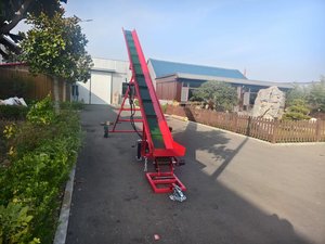 Ahşap bant konveyör için benzinli Powered yakacak odun konveyör kaldırıcı asansör Log bant konveyör tedarikçisi - Product Image 3