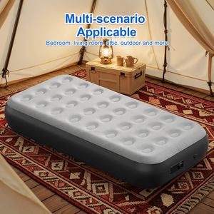 Colchón Inflable con Bomba Integrada, Cama Doble Portátil con Alimentación USB para Uso en Interiores y Exteriores - Product Image 3