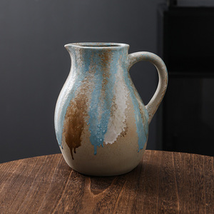 New Popularity Wide Mouth Ceramic Vase With Hydroponic Function for Living Room Desktop Dried Fresh <b>Flower</b> <b>Display</b> Decoration - Product Image 2