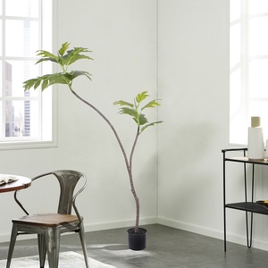 200cm Plantes Artificielles Faux Sol Plantes <span class=keywords><strong>Arbre</strong></span> <span class=keywords><strong>À</strong></span> <span class=keywords><strong>Pain</strong></span> pour La Maison Décoration Intérieure - Product Image 1