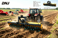 Cultivateur rotatif haute performance série 1GQ avec lame en acier à ressort 65Mn pour tracteur et machines agricoles