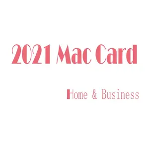 Venta caliente 2021 Home & Business Mac key Card 100% activación en línea Home & Business Mac 2021 key Card enviar por FedEx