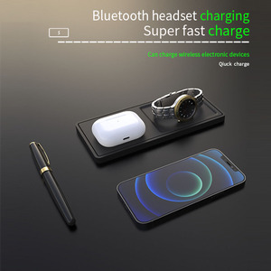 Khay Phụ Kiện Sạc Không Dây 15W Catch 3, Khay Phụ Kiện Sạc Không Dây Bằng Da PU - Product Image 3