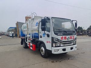 <span class=keywords><strong>Camion</strong></span> poubelle de compacteur diesel de <span class=keywords><strong>camion</strong></span> de collecte de déchets de nourriture/cuisine de Dongfeng pour des déchets de cuisine - Product Image 2