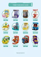Fangcheng 8279/8282 Voiture à recul tendance, mini jouet de construction pour enfants, échelle 1:50, plastique ABS, modèle de jouet de 40 pièces pour 14 ans et plus