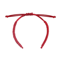 Bricolage Cordes tissées à la main Noeud de corde à la main Cordon tressé coloré semi-fini Bracelets réglables