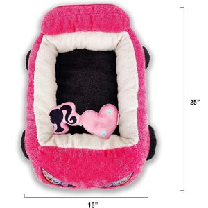 Coussin pour animaux de compagnie en forme de voiture de sport, en laine d'agneau de luxe, amovible et en peluche, pour chats et petits chiens - Product Image 6