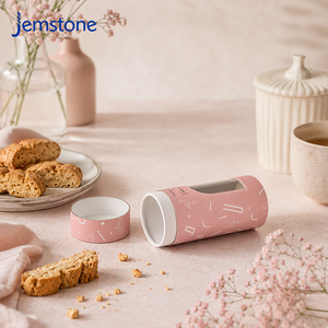 Vente d'usine : Emballage personnalisé en tube de papier biodégradable, tube en carton de qualité alimentaire, boîte d'emballage cylindrique en papier pour biscuits et bonbons - Product Image 3