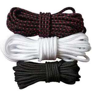 彩色编织圆绳6毫米尼龙聚丙烯绳