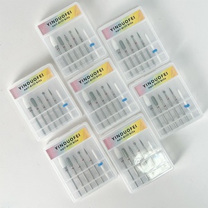 Professional <b>Nail</b> Drill Bits 6 Boxed Common <b>Nail</b> Polish Drill Bit Electric Grinder for Exfoliation and Removal of UV <b>Nail</b> Gel - Product Image 3