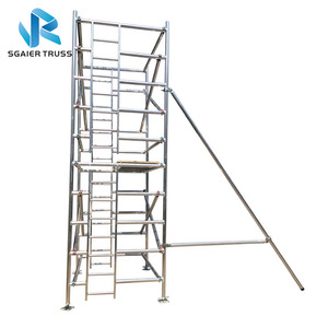 Andamio de aluminio con estructura compacta, operaciones de construcción aplicadas - Product Image 2