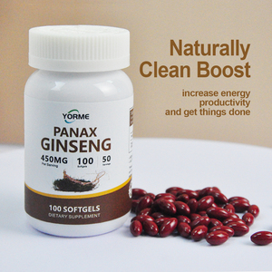 GMP сертифицированный Завод Оптовая продажа RTS Panax женьшень 4500 мг софтгели травяная добавка - Product Image 4