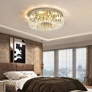 Lustres de plafond ronds en cristal de luxe, décoration de chambre, lampes dorées, lustre post-moderne, nouvelle <span class=keywords><strong>tendance</strong></span> <span class=keywords><strong>2023</strong></span> pour le salon - Product Image 3