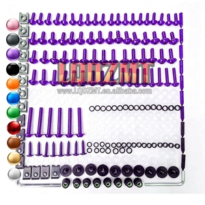 Kit de boulons de carénage en acier inoxydable pour <span class=keywords><strong>HONDA</strong></span> CBR1000RR CBR1000 CC 1000CC <span class=keywords><strong>CBR</strong></span> 1000RR <span class=keywords><strong>1000</strong></span> RR 06 07 <span class=keywords><strong>2006</strong></span> 2007 Vis et écrous de carrosserie - Product Image 1