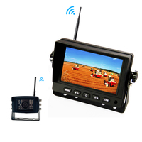 Tầm Xa 5 "Màn Hình Lcd Được Xây Dựng Trong Wifi Cctv An Ninh Phía Sau Xem Hệ Thống Camera Không Dây