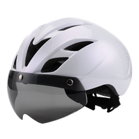 Casque de vélo BMX certifié CE CPSC de conception aérodynamique avec feu arrière à lentille magnétique