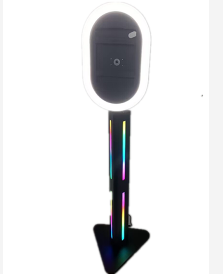 Beautiful LED Light Automatic Touch Screen 3d Portable Photo Booth ipad Photo Booth for Sale