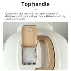 TaoTaohui Fabricant Grossiste Produits <span class=keywords><strong>de</strong></span> nettoyage <span class=keywords><strong>pour</strong></span> <span class=keywords><strong>chats</strong></span> <span class=keywords><strong>Toilette</strong></span> <span class=keywords><strong>pour</strong></span> <span class=keywords><strong>chats</strong></span> d'intérieur en plastique Bac à litière <span class=keywords><strong>pour</strong></span> <span class=keywords><strong>chats</strong></span> - Product Image 4
