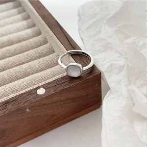 Anillo de Plata de Ley 925 Kaiming con Forma Geométrica, Joyería para Uso Diario de Mujer - Product Image 2
