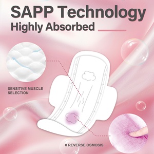Échantillon Gratuit OEM <span class=keywords><strong>Prix</strong></span> Compétitif Serviettes Hygiéniques Anioniques Jetables en Coton avec Ailettes Super Absorbantes Super Douces Usage Quotidien - Product Image 2