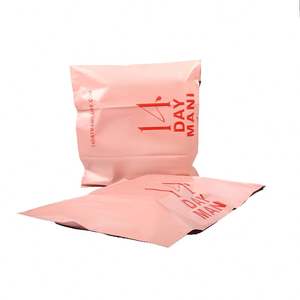 Express Compostable Pink Shipping Envelope <b>Bag</b> Ldpe Poly Mailer Custom Logo Adhesive Self Seal Plastic Courier <b>Bag</b> - Product Image 4