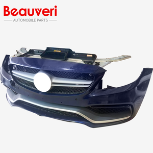 Pour <span class=keywords><strong>Mercedes</strong></span> Benz classe <span class=keywords><strong>C</strong></span> W205 <span class=keywords><strong>AMG</strong></span> C63 accessoires Auto nouveau Kit de pare-chocs avant avec mise à niveau des performances de découpe de feu antibrouillard arrière - Product Image 1
