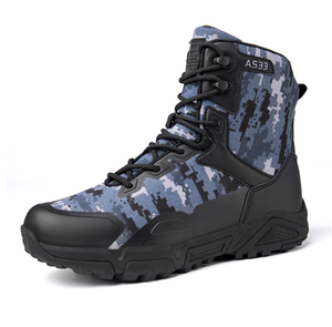 DFA0510 Stock Desert Khaki Marine Blue Camo Black Definite AS33 Stock Zapatos Deportivos de Senderismo para Hombre, Corte Medio, Tallas 39 - 47 - Product Image 3