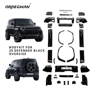 Kit de carrocería para coche <span class=keywords><strong>Land</strong></span> <span class=keywords><strong>Rover</strong></span>, de cuerpo completo Kit de carrocería, actualización modificada, Estilo negro <span class=keywords><strong>Defender</strong></span> 2020, venta al por mayor - Product Image 1