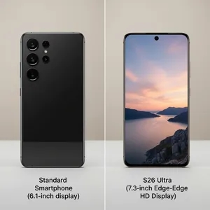 Nouveau Smartphone 5G S26 Ultra 2026 Android 15 12 Go 512 Go Écran HD 7,3 pouces Grand Écran Téléphone Portable Gaming Double SIM Version Débloquée - Product Image 3