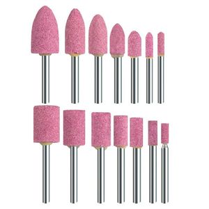 Small Electric <b>Drill</b> Grinder with 3mm Shank Extended Flint <b>Polishing</b> Wheel Red Corundum Grinding Head - Product Image 1