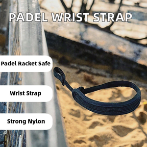 Professional New Portable Nylon Detachable <b>Safety</b> Cord Cuff <b>Lanyard</b> Double Braid Wrist Strap for Padel Racket - Product Image 2