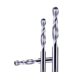 Weix اثنين أداة تقطيع خشب بسنين الأنف نهاية مطحنة جولة كرة كروية الأنف قاطعة المطحنة الخشب آلة - Product Image 4