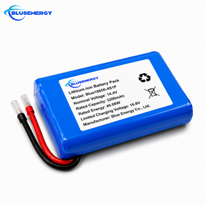 แบตเตอรี่ลิเธียมไอออนแบบชาร์จได้รุ่นสั่งทำพิเศษ 18650‑4S1P 14.4V 3200mAh 46.08Wh พร้อมขั้วต่อแบบสายเปลือย รองรับการปรับแต่ง - Product Image 2